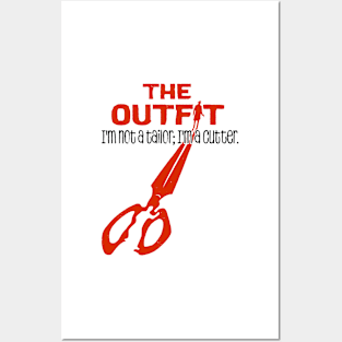 the outfit movie 2022 scissors and British gangster film graphic design Posters and Art